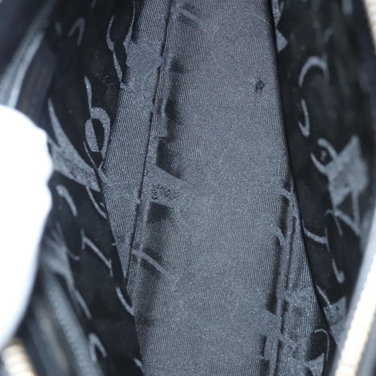 Salvatore Ferragamo Gancini Shoulder Bag Leather, BLACK, LEATHER, Shoulder bag