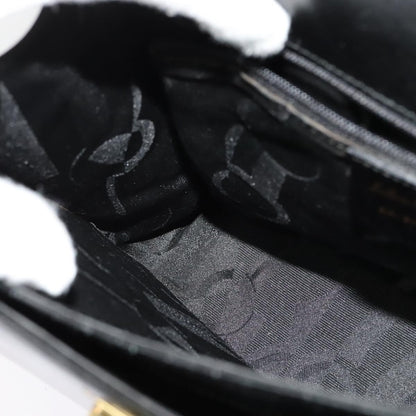 Salvatore Ferragamo Gancini Convertible Top Handle Bag Leather, BLACK, LEATHER, Handbag