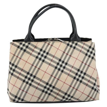 Burberry Nova Check Blue Label Nylon, BEIGE, NYLON, Handbag