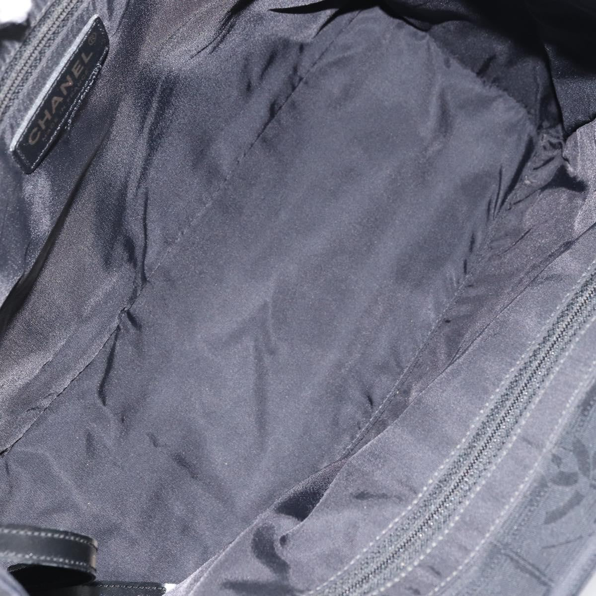 Chanel Travel Line Tote Nylon, BLACK, NYLON, Tote bag