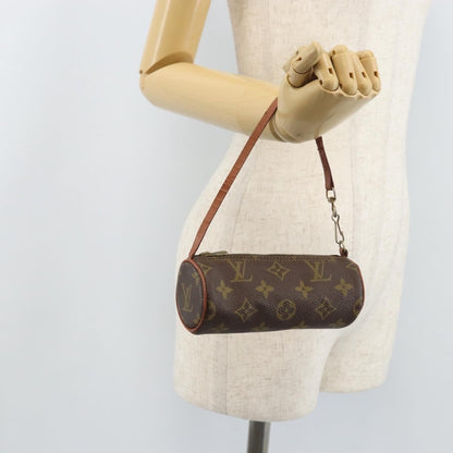 Louis Vuitton Papillon Pochette Monogram Canvas, BROWN, CANVAS, Clutche & pouche