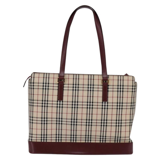 Burberry Nova Check Tote canvas check pattern, BEIGE, CANVAS, Tote bag