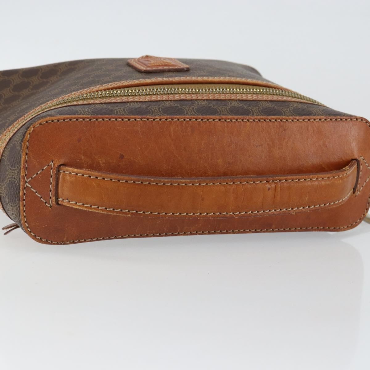 Celine Macadam Vanity Bag Canvas, BROWN, CANVAS, Travel bag