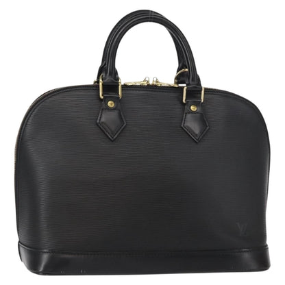 Louis Vuitton Alma Handbag Epi Leather, BLACK, LEATHER, Handbag