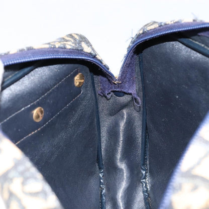 Christian Dior Vintage CD trotter Shoulder bag Canvas, NAVY, CANVAS, Shoulder bag