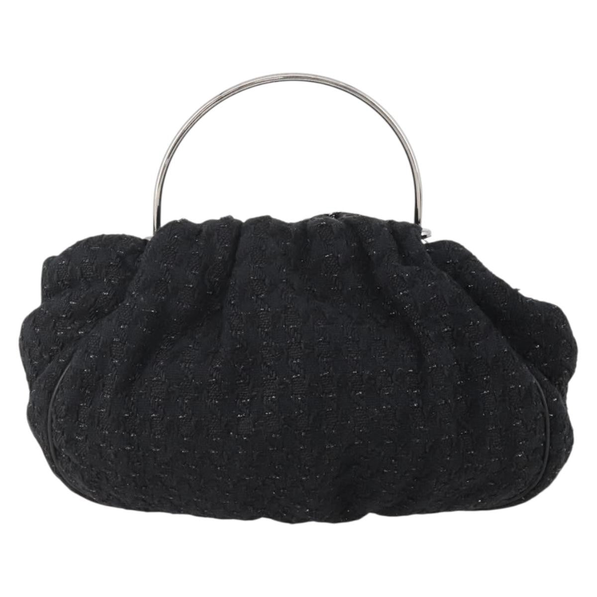 Chanel Knitting Satchel Boucle Tweed, Multicolour, Tweed, Handbag