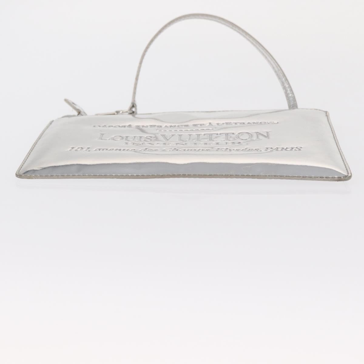 Louis Vuitton Pochette Clutch Monogram Miroir PVC, SILVER, PATENT_LEATHER, Clutche & pouche