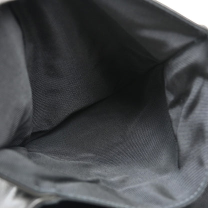 Chanel Vintage Flap Backpack Leather, Black, Leather, Backpack