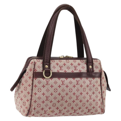 Louis Vuitton Josephine Handbag Mini Lin, RED, CANVAS, Handbag