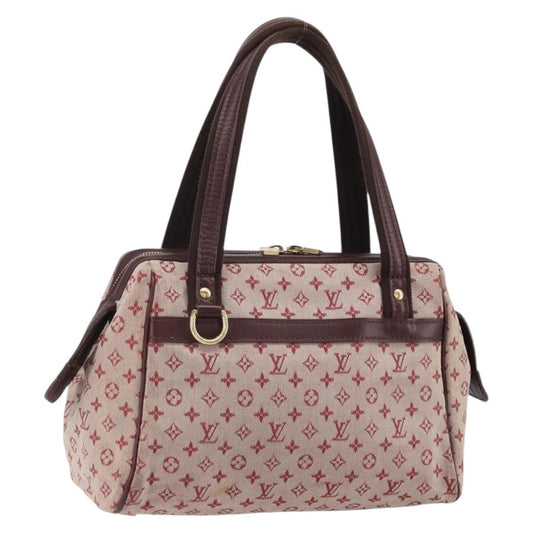 Louis Vuitton Josephine Handbag Mini Lin, RED, CANVAS, Handbag