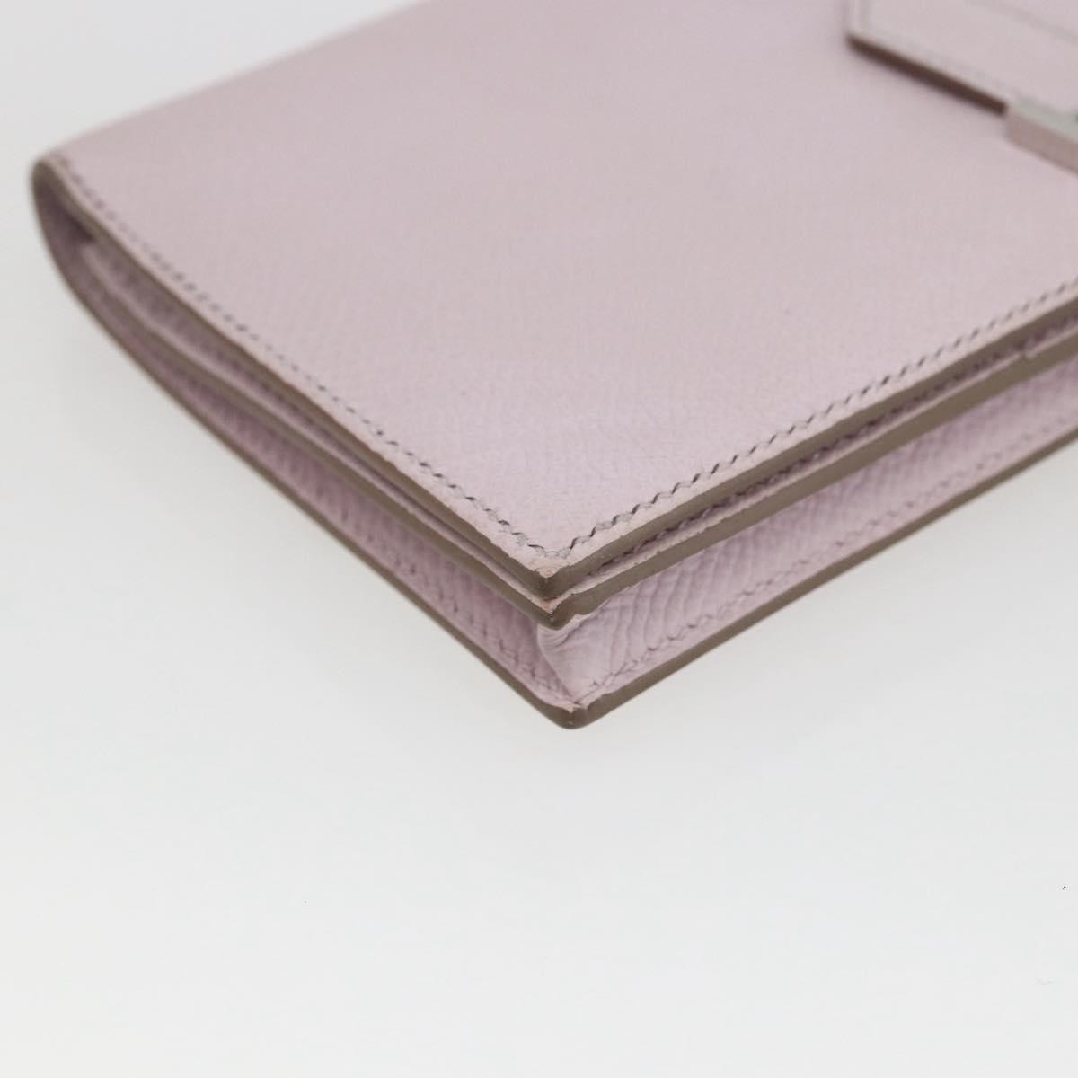 Hermes Bearn Wallet Epsom, PINK, LEATHER, Wallets