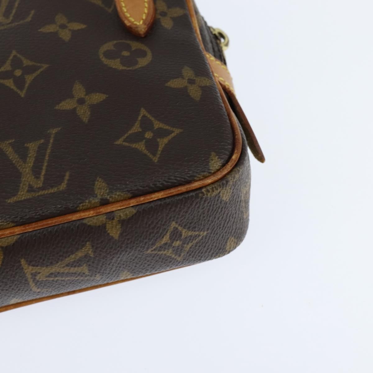 Louis Vuitton Pochette Marly Bandouliere Bag Monogram Canvas, BROWN, CANVAS, Shoulder bag