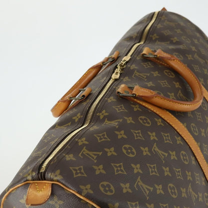 Louis Vuitton Keepall Bag Monogram Canvas, BROWN, CANVAS, Travel bag