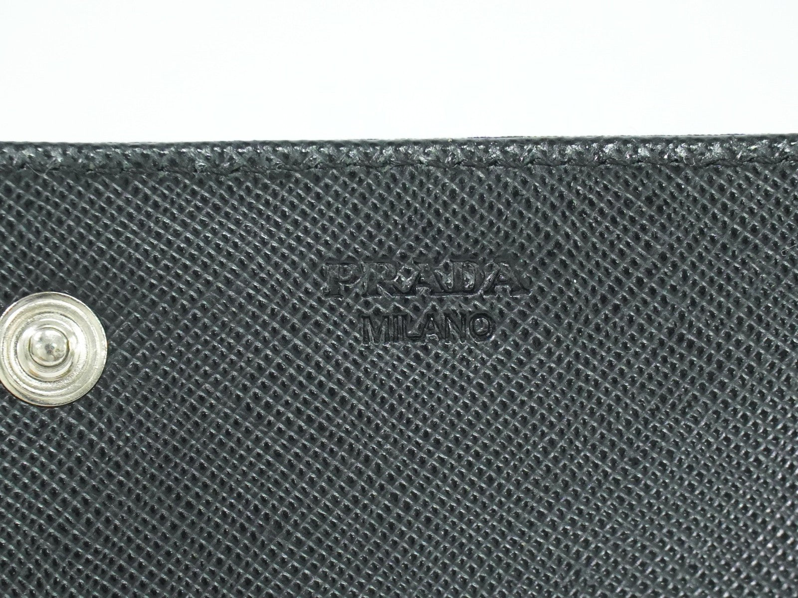 Prada Continental Wallet Tessuto, Black, Nylon, Wallet