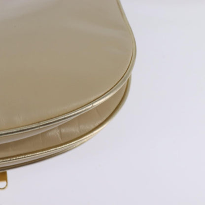 Salvatore Ferragamo Vintage Shoulder Bag Leather, BEIGE, LEATHER, Shoulder bag