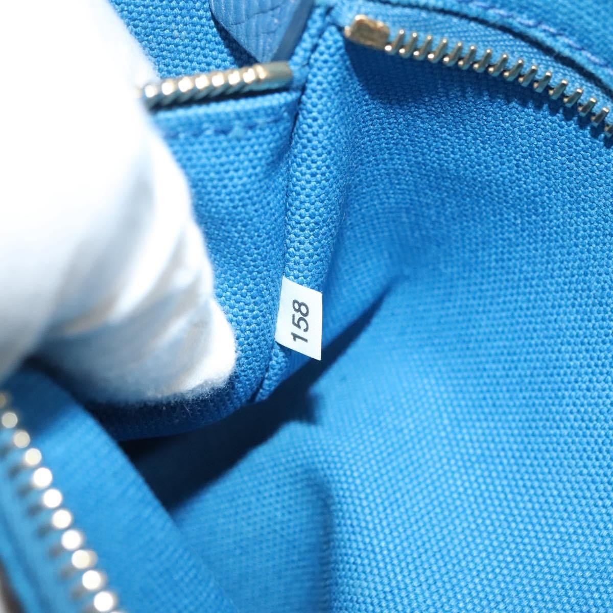 Prada Canapa Convertible Tote Canvas, BLUE, CANVAS, Tote bag