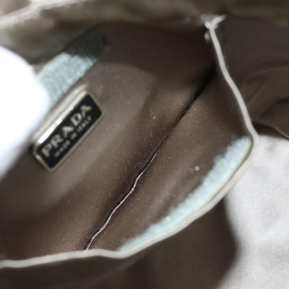 Prada Vintage Handbag Tessuto, SILVER, NYLON, Handbag