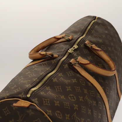 Louis Vuitton Keepall Bag Monogram Canvas, BROWN, CANVAS, Travel bag
