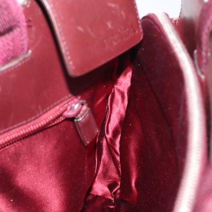 Prada Vintage Shoulder Bag Leather, BEIGE, LEATHER, Shoulder bag