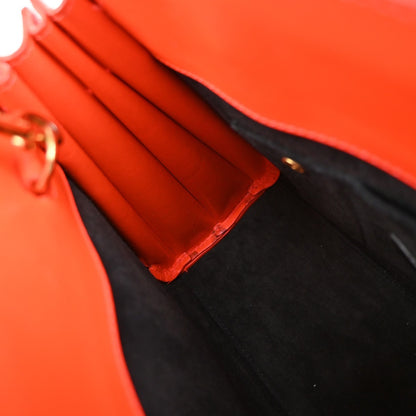 Saint Laurent Sac de Jour NM Bag Leather, RED, LEATHER, Handbag