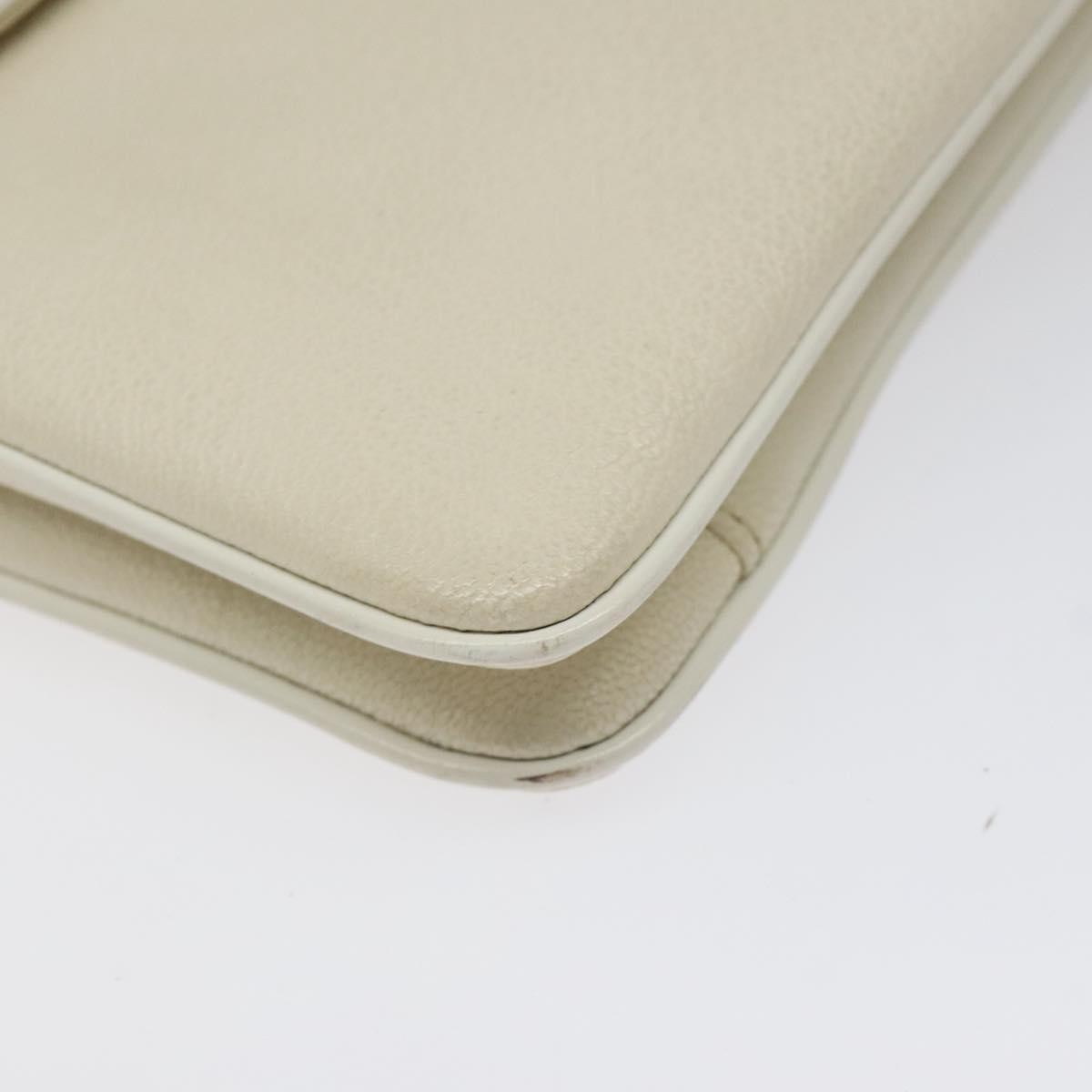 Givenchy Vintage 4G shoulder bag Leather, WHITE, LEATHER, Shoulder bag