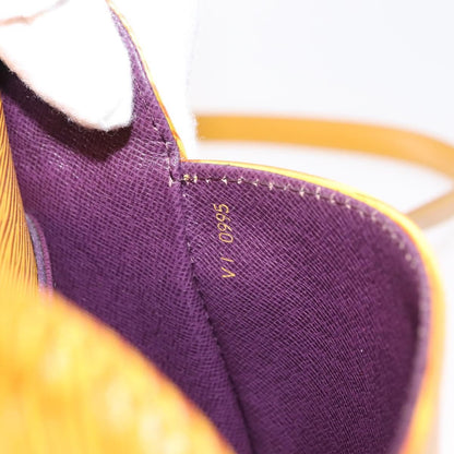 Louis Vuitton Saint Cloud Handbag Epi Leather, YELLOW, LEATHER, Shoulder bag