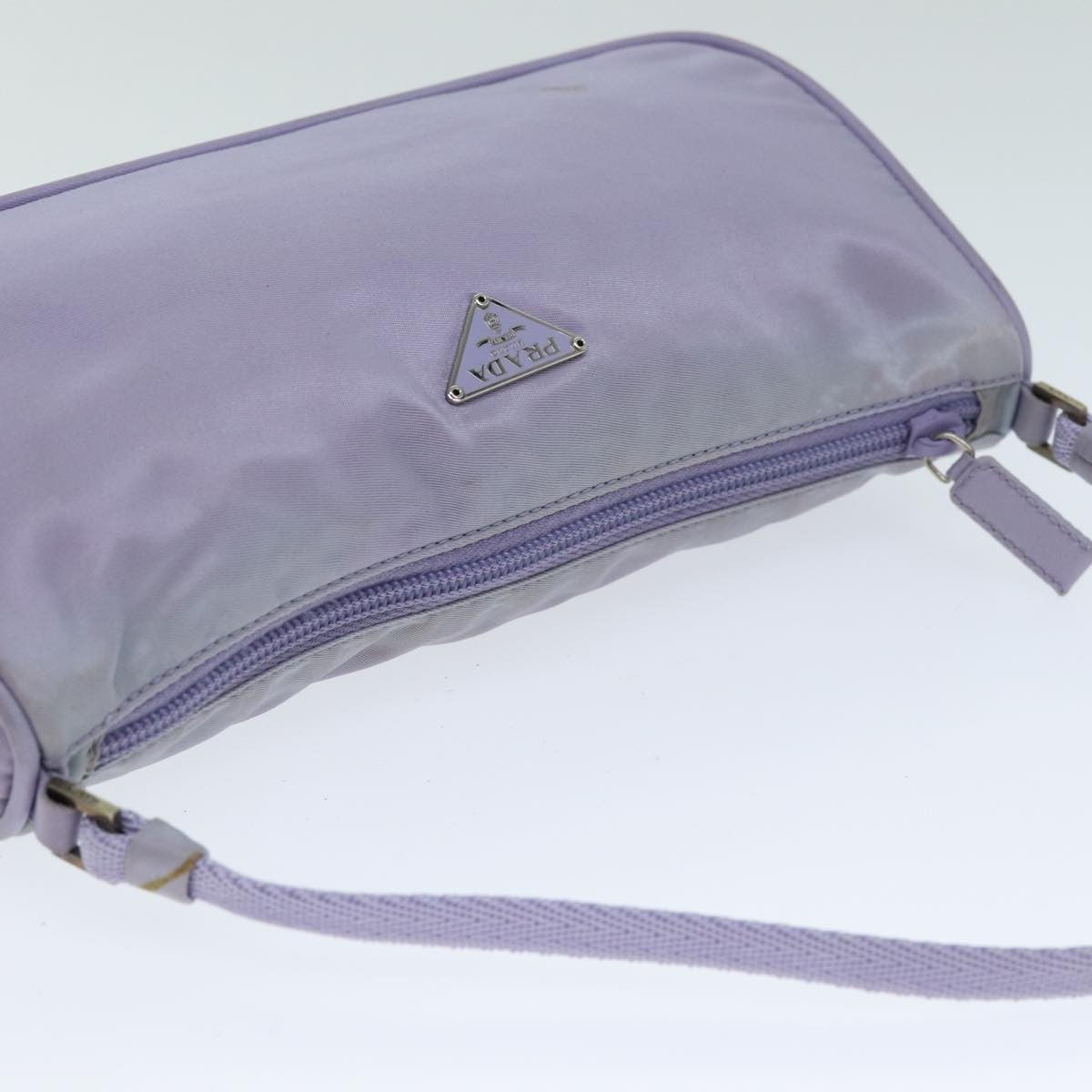 Prada Pochette Shoulder Bag Tessuto, PURPLE, NYLON, Clutche & pouche
