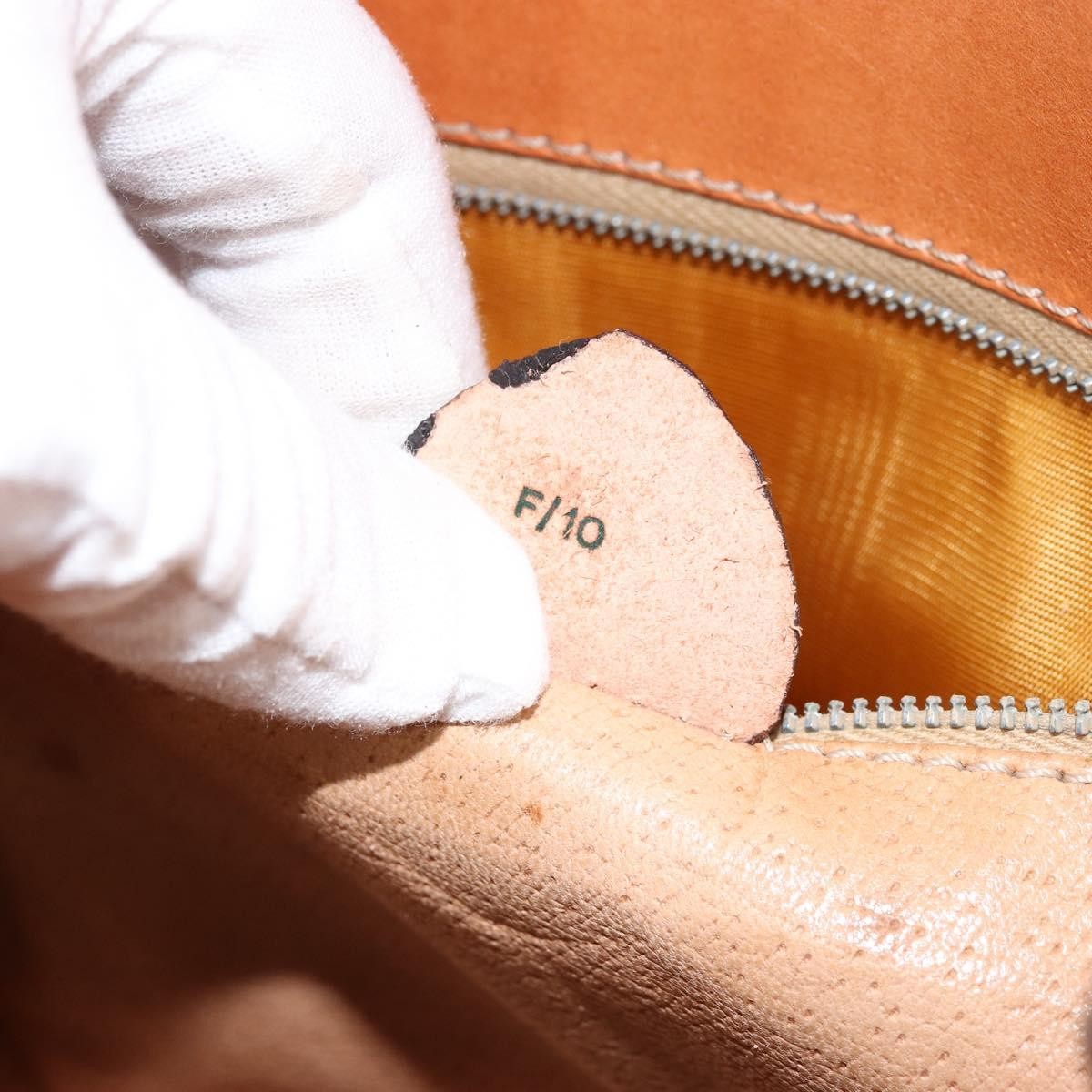 Celine Vintage Macadam Shoulder Bag Canvas, BROWN, PVC, Shoulder bag