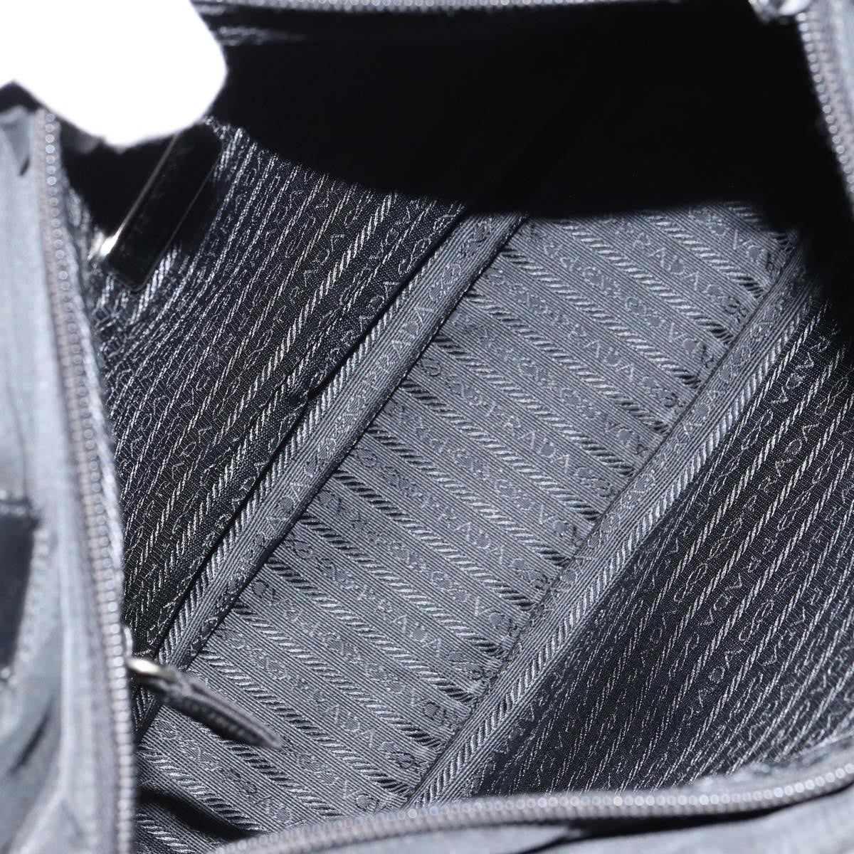 Prada Vintage Tote Nylon, BLACK, NYLON, Tote bag