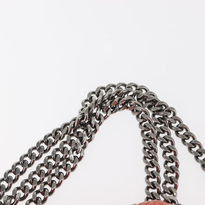 Stella McCartney Falabella Fold Over Crossbody Bag Suede, ORANGE, SUEDE, Crossbody bag