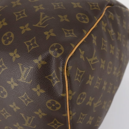 Louis Vuitton Keepall Bag Monogram Canvas, BROWN, CANVAS, Travel bag
