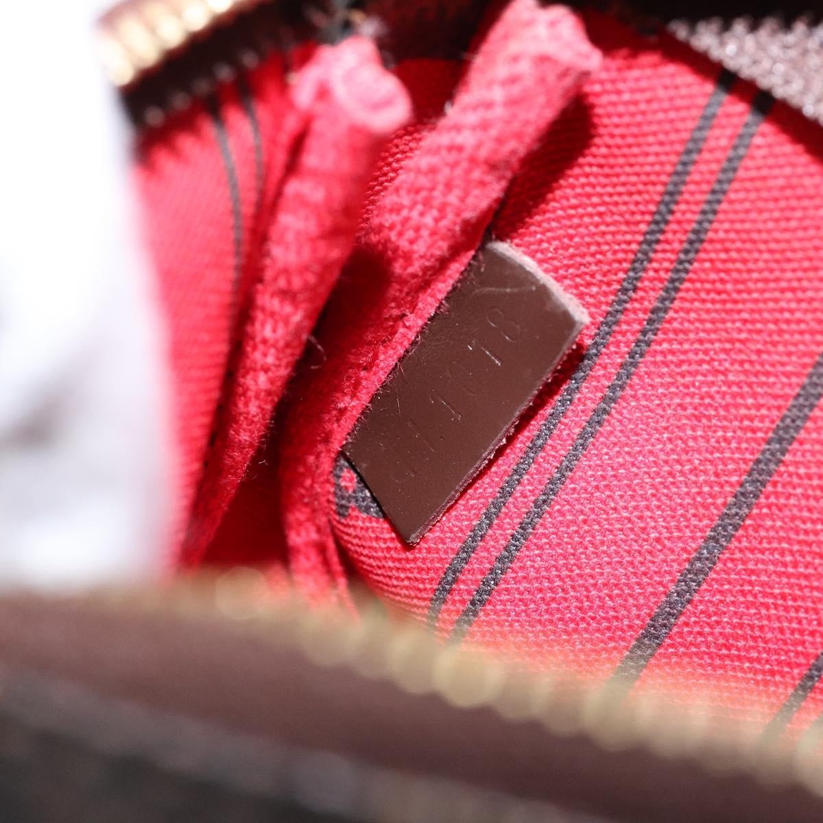 Louis Vuitton Pochette Accessoires Limited Edition Damier, BROWN, CANVAS, Clutche & pouche