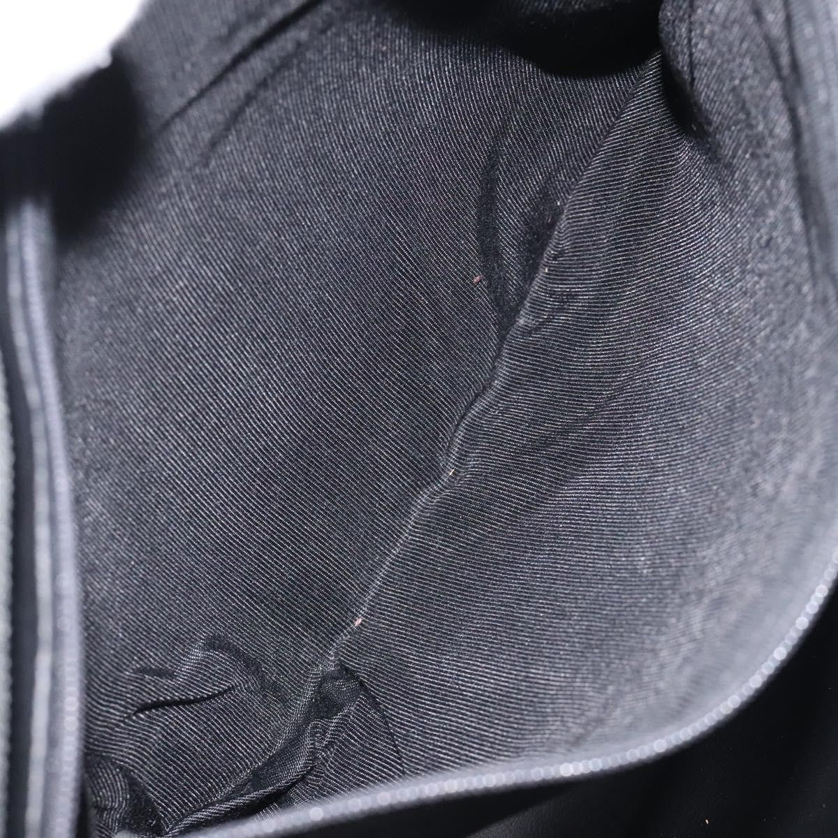 Bally Vintage Chain Shoulder Bag Quilted Leather, BLACK, LEATHER, Shoulder bag