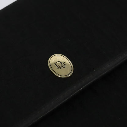 Christian Dior Vintage Trotter Flap Crossbody Bag Canvas, BLACK, CANVAS, Shoulder bag