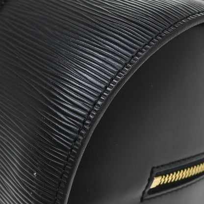 Louis Vuitton Soufflot Handbag Epi Leather, Black, Leather, Handbag