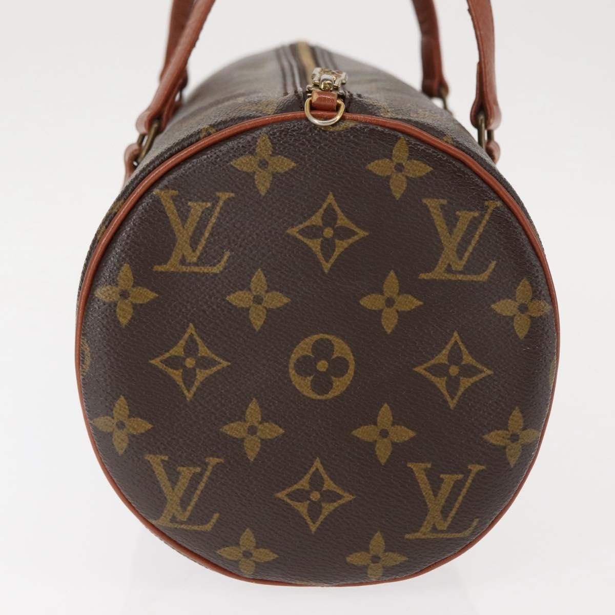 Louis Vuitton Papillon Handbag Monogram Canvas, BROWN, CANVAS, Handbag