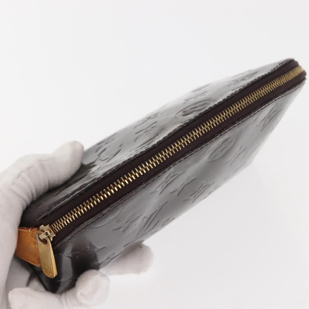 Louis Vuitton Cosmetic Pouch Monogram Vernis, PURPLE, PATENT_LEATHER, Clutche & pouche