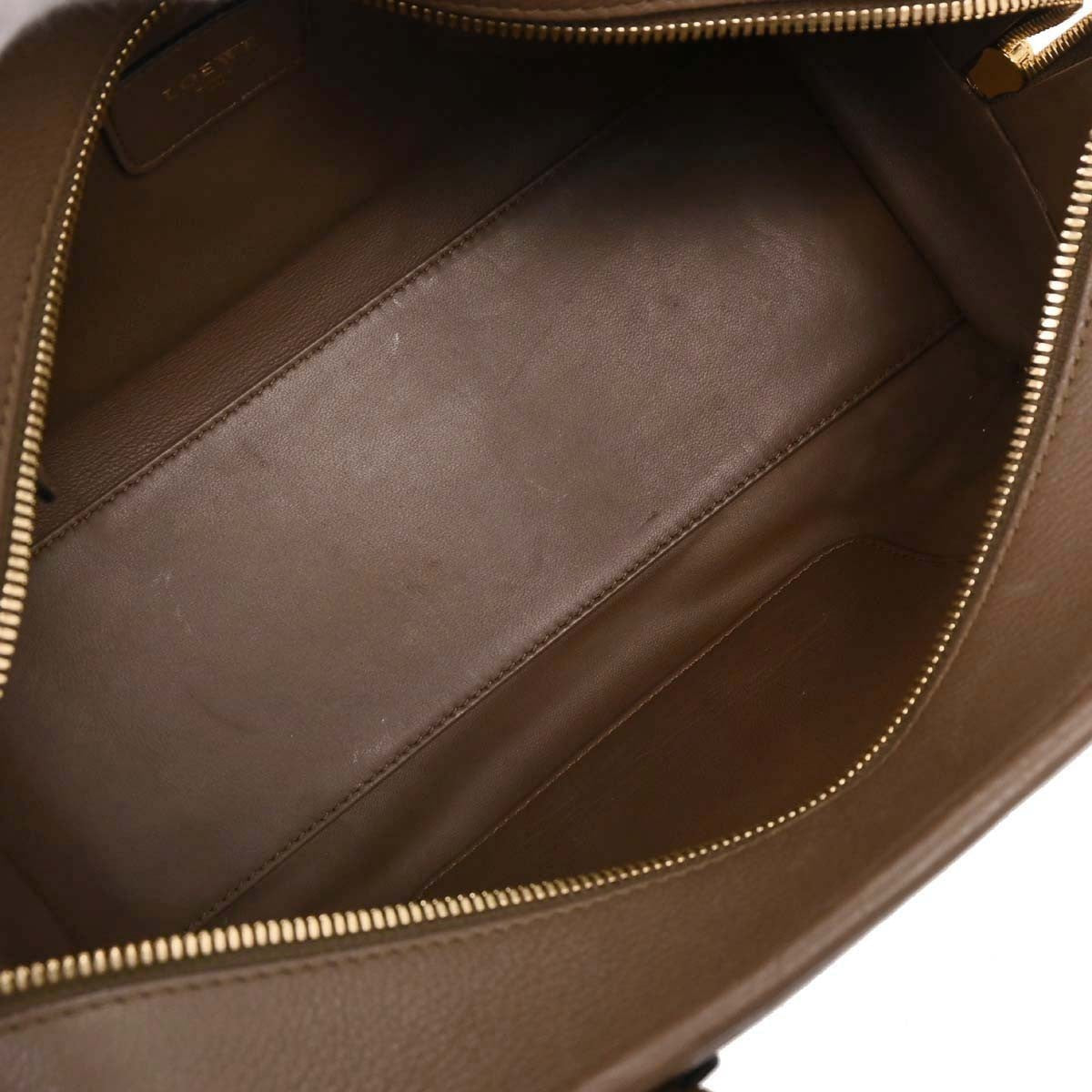 Loewe Amazona Bag Leather, BROWN, LEATHER, Handbag