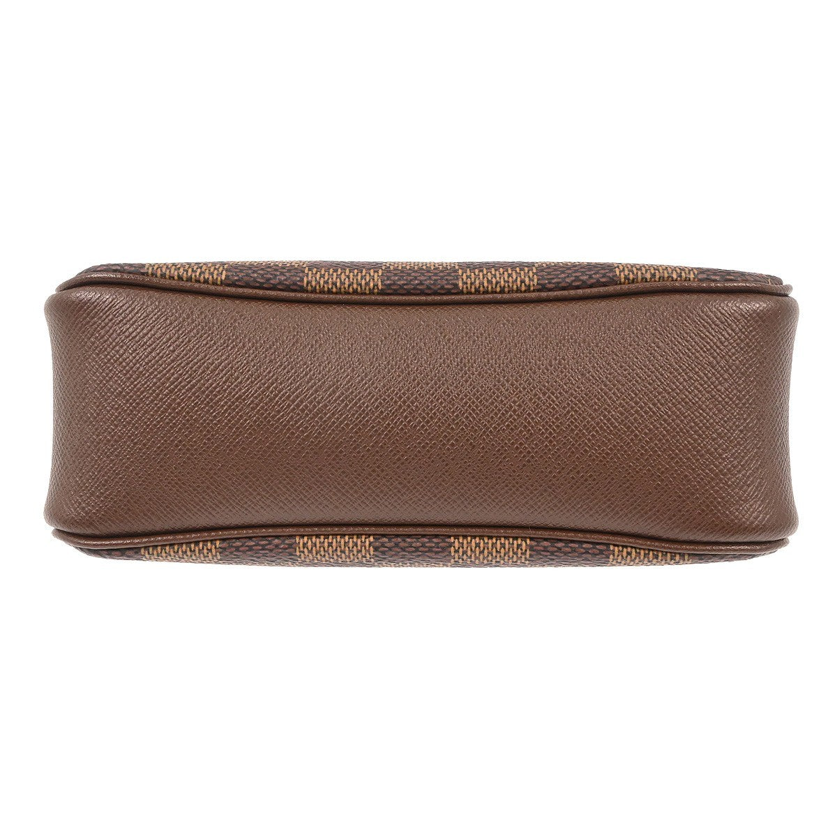Louis Vuitton Trousse Make Up Bag Damier, Brown, Canvas, Shoulder Bag