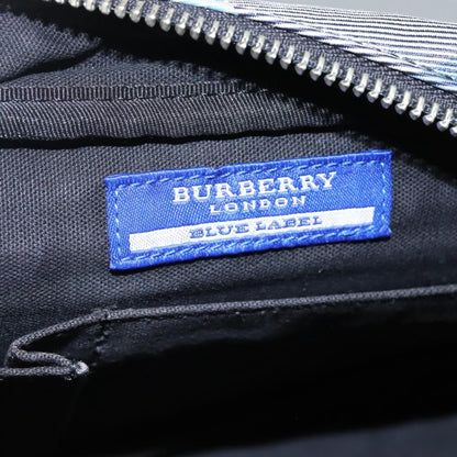 Burberry Nova Check Blue Label Nylon, GRAY, NYLON, Bag