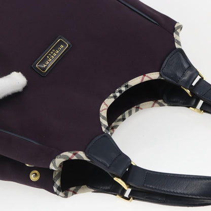 Burberry Nova Check Tote Nylon, PURPLE, NYLON, Tote bag