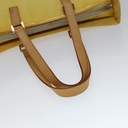 Louis Vuitton Columbus Handbag Monogram Vernis, YELLOW, PATENT_LEATHER, Handbag