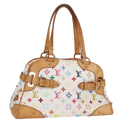 Louis Vuitton Claudia Handbag Monogram Multicolor, WHITE, CANVAS, Handbag