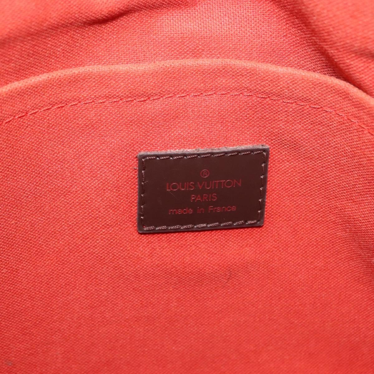 Louis Vuitton Illovo Handbag Damier, BROWN, CANVAS, Shoulder bag