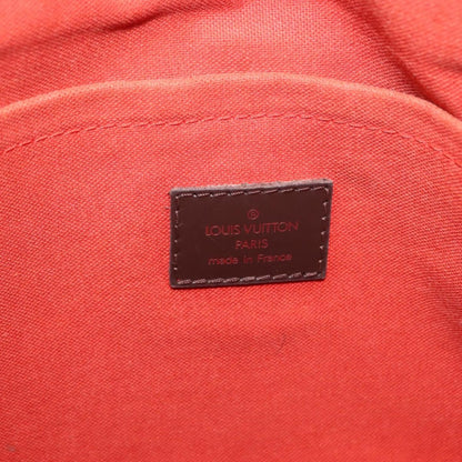 Louis Vuitton Illovo Handbag Damier, BROWN, CANVAS, Shoulder bag