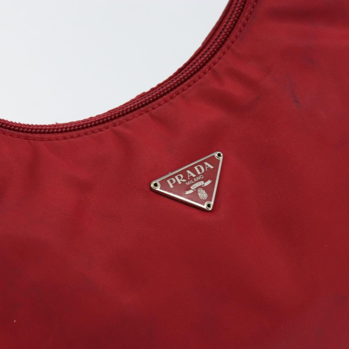 Prada Hobo Tessuto, RED, NYLON, Handbag