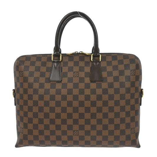 Louis Vuitton Porte-Documents Jour Bag Damier, BROWN, CANVAS, Briefcase