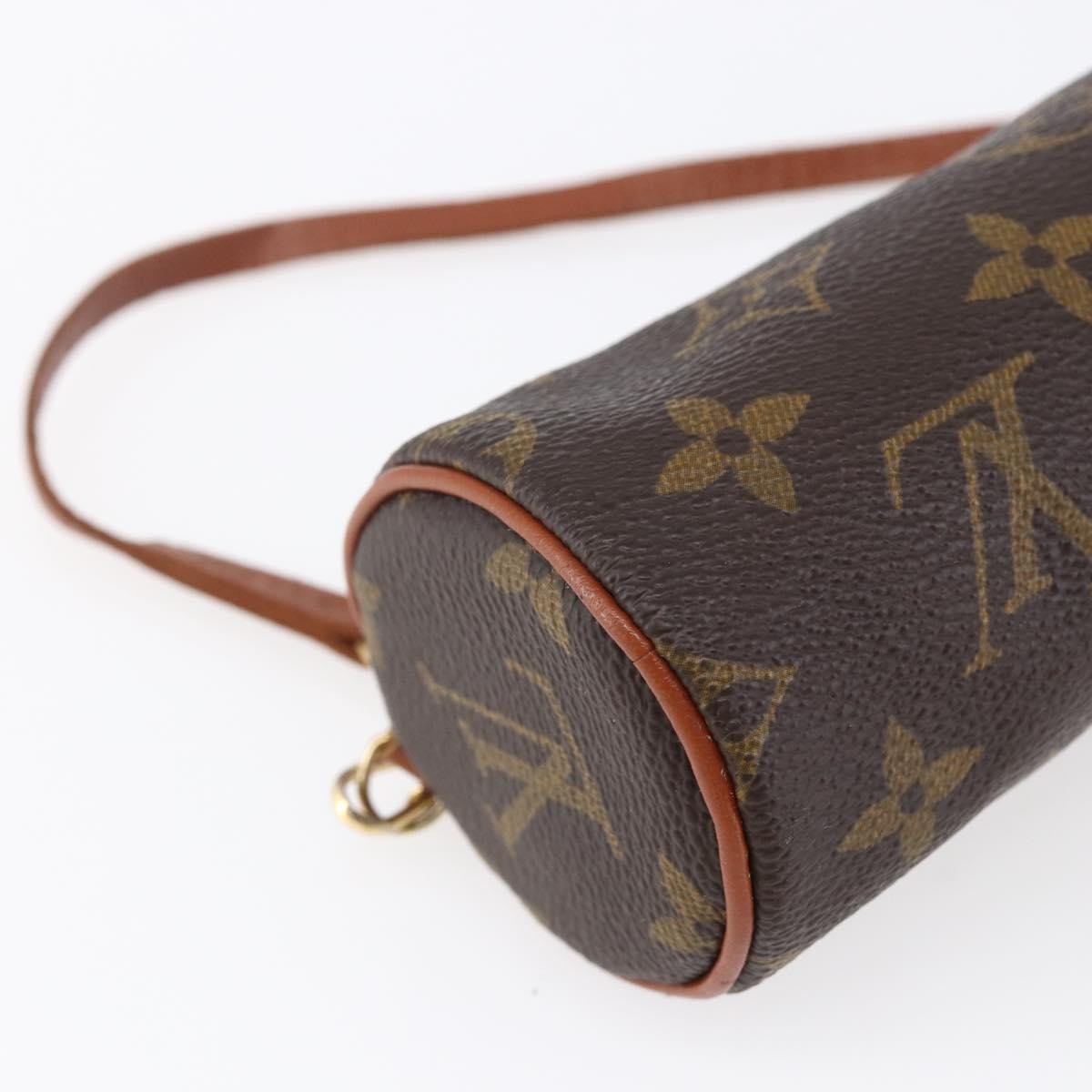 Louis Vuitton Papillon Pochette Monogram Canvas, BROWN, CANVAS, Clutche & pouche