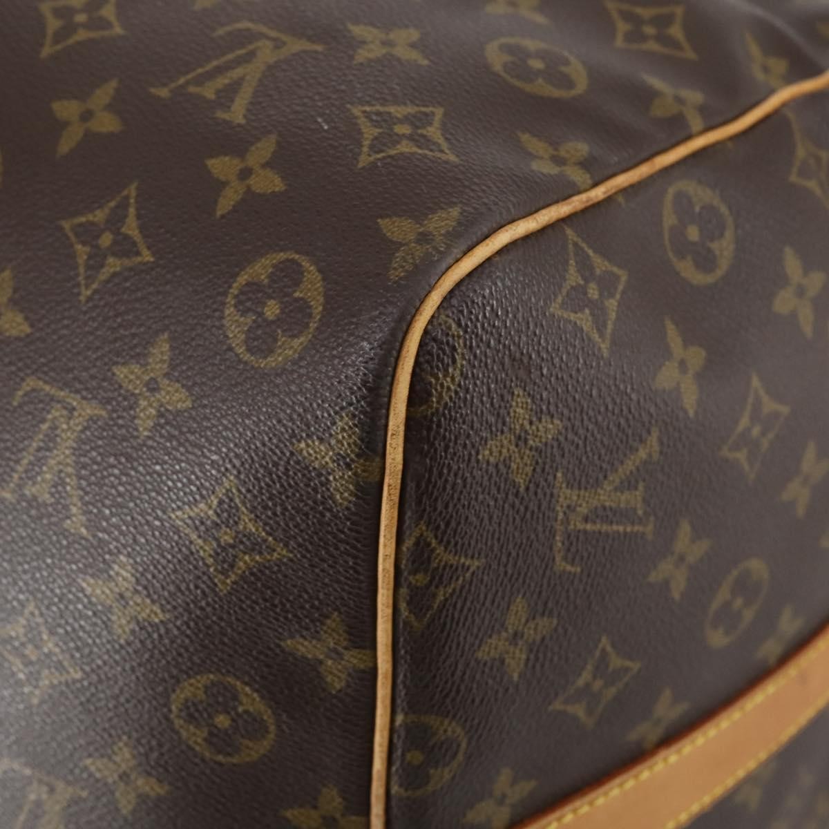 Louis Vuitton Keepall Bandouliere Bag Monogram Canvas, BROWN, CANVAS, Travel bag