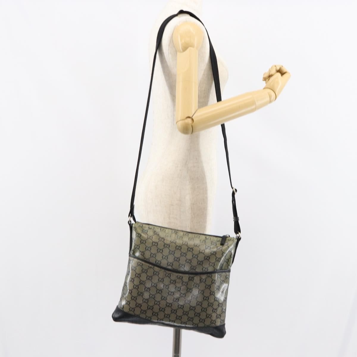 Gucci GG Canvas Bag Canvas, NAVY, CANVAS, Shoulder bag